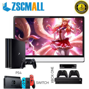 ZSCMALL 14/15.6”  1080P/2K Resolution 100% RGB USB Type-C Full HD Portable Monitor Cheap price IPS USB C Portable Monitor Built-in Dual Speakers and No Battery Compatible with Laptop Computer Raspberry pi Gaming Monitor for PS4 PS3 Xbox Free Shipping