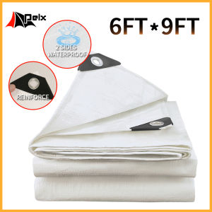 trapal waterproof makapal size 9ft x 12f tlona rain cover White sale truck cover high quality tarpaulin Multiple sizes available