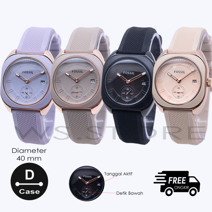 Jam Tangan Fossil Wanita Keren Chrono Detik Jam Tangan Cewek