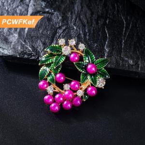 【PCWFKef】 เข็มกลัดอัลลอยด์รูปใบเพทายที่สร้างสรรค์อเนกประสงค์สำหรับตกแต่งชุดสูทผ้าพันคอเป็นของขวัญ