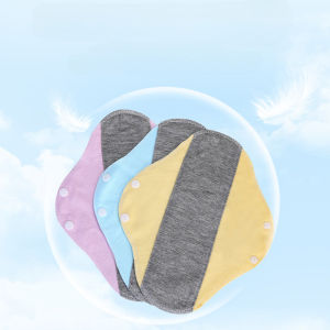 5PCS Reusable Washable Cotton Panty Liners Cloth Pads Menstrual Pads Sanitary Napkin Waterproof