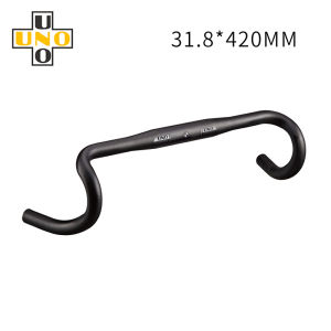 Xe đạp đường trường thả thanh ghi đông Hợp kim nhôm 31.8mm 400/420/440/460mm đua siêu nhẹ mở rộng xử lý đi xe đạp uốn cong thanh (UNO-FL12)