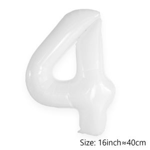 Lớn Bóng số 0-9 kỹ thuật số bóng bay tráng nhôm trẻ em người lớn Hạnh Phúc sinh nhật đám cưới trang trí tiệc em bé tự làm vòi hoa sen đạo cụ