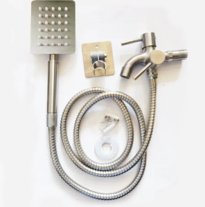304Stainless Steel  Shower Set with Faucet | Adjustable Rain Head | Durable & Easy Install Bathroom