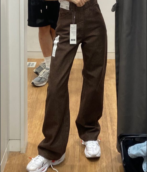 Uniqlo Wide Leg Baggy Jeans Uniqlo U Family Spring And Autumn