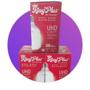 lampu led king plus bergaransi - lampu terang - hemat listrik dan awet