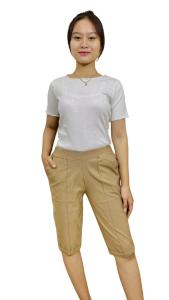 Putri Nasya - Celana Big Size Pendek 7/8 LFRL Ukuran 8L6L5L4L2LXLS Fit To L Warna Cream Capucino Moca Hitam