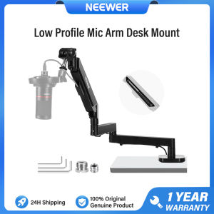 NEEWER Microphone Arm Desk Mount with Damping Adjustable Spring Loaded Arm MS002