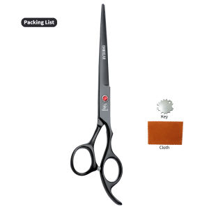 Sangelar 7 inch kéo cắt tỉa lông thú cưng đầu tròn không gây tổn thương da chó mèo kéo cong an toàn nhiều lựa chọn giá trị cao