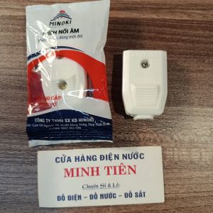 (Combo 5 10 cái) Phích cắm dương/phích cắm tròn Phích cắm âm/phích cắm cái chính hãng Hinoki Công suất 2200W chống cháy chịu nhiệt