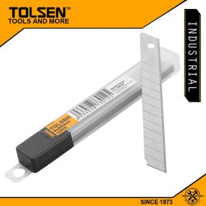 Tolsen 10pcs Stainless Steel Blade Refill Set (30 degree 9x70mm | 9x80x0.4mm)