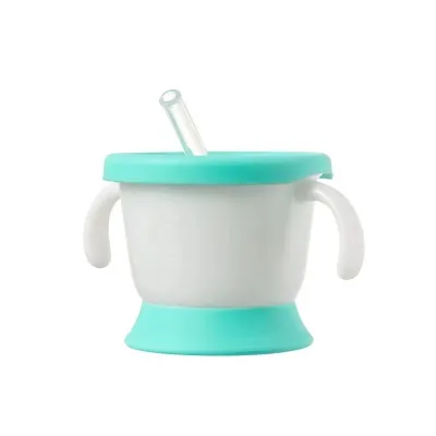 STRAW TRAINING MUG CUP 160ML GELAS CANGKIR ANAK BAYI BELAJAR MINUM MENGGUNAKAN SEDOTAN GELAS ANAK SUSU SEDOTAN ANTI TUMPAH