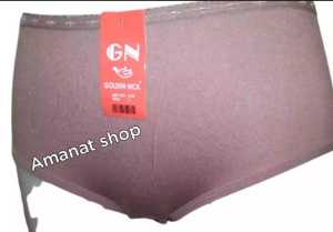 12PCS CELANA DALAM WANITA GOLDEN NICK WARNA GELAP