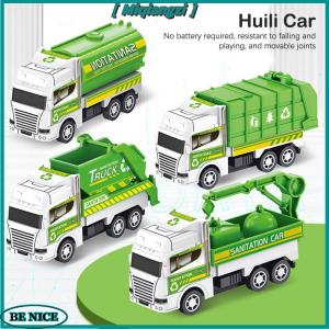 [miqiangzi] Trẻ em Đồ chơi xe hơi quán tính vệ sinh xe tải mô hình kéo trở lại kỹ thuật quân sự Xe chữa cháy động cơ bé trai đồ chơi cho trẻ em Quà tặng