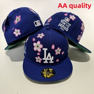 2025 New Hot Selling Team League Baseball Cap AA Patterned Flat Brim Fashionable Size Flat Brim Hat