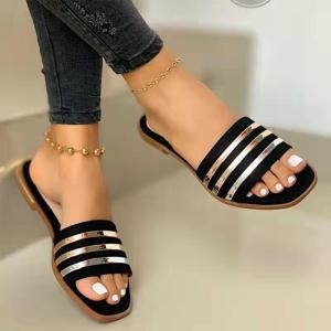 Free Shipping Ebay Plus-Size WomenS Summer Sandals New Style Comfortable Flat-Soled Outdoor Casual Slippers For Women
