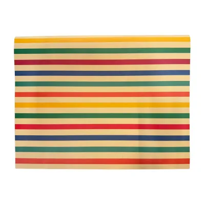 CGS Printed Kraft Wrapping Paper Stripes (5PCS)