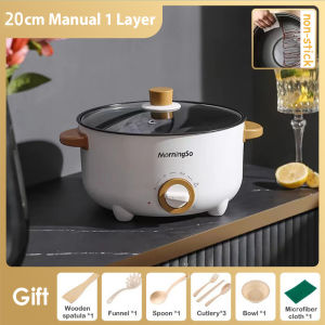 [COD] Multi Electric Cooker 4.5L Large Capacity Electric Pot With Steamer Non-Stick Liner Household Electric Frying pan