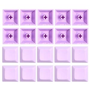 20PCS DSA Keycaps Thick PBT DSA 1U Height Keycap Set Blank Personality Supplement Keycaps