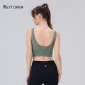 Reytorrm Sport Bra Push Up BH Pakaian Olahraga Kekuatan Tinggi Shockproof Fitness Vest Running Yoga Bra（WX015). 