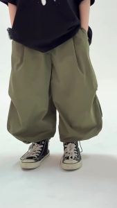 24 กางเกงเด็กสไตล์ทหารสไตล์ใหม่ของญี่ปุ่นออกแบบแฟชั่นญี่ปุ่นรุ่นสตรีทแห้งเร็วกางเกงเด็กชายและหญิงกางเกงกันยุง