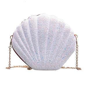 Phụ nữ lấp lánh Túi vỏ với Túi Đeo Vai Da PU Dây sequin cho phụ kiện trang phục sinh nhật và lễ hội