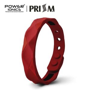 New Power Ionics Prism Morandi Colors 2000 Anions Hologram Germanium Magnetic Wristband Bracelet Balance Human Body Energy Gift