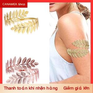CS HF Aryio Vòng Đeo Tay Lá Nguyệt Quế La Mã Hy Lạp Bằng Kim Loại Vòng Đeo Tay Vòng Đeo Tay Trên Cánh Tay