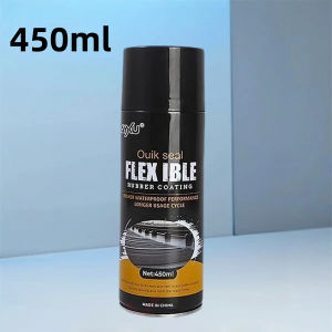 2Pcs Quick Seal Flexible Rubber Coating (450ml) Waterproof Spray Sealant Flexible Rubber Coating