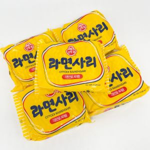 โอโตกิ ราเมง ซาริราเม็ง 5 ห่อ มาม่าเกาหลีแพ็ค OTTOGI RAMENSARI เส้นเปล่า บะหมี่กึ่งสำเร็จรูป เกาหลี ราเมนซารี 라면사리