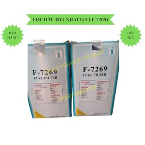 Lọc nhiên liệu (lọc dầu) Hyundai 11-15 tấn Mitsu Fuso Mazda Hitachi Kobelco. Mã lọc 10603 F-7269