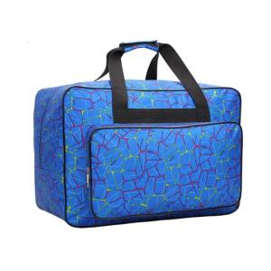 Sewing Machine Carrying Case With Accessory Compartment Nylon Fabric Padded Handles for Safe Transport and Travel Use