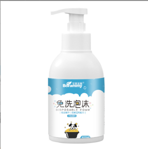 "Local Stock" Pet No-Rinse Foam Pet Disposal Foam Safe Deodorization Pet 400ml - No-Rinse Bath Cleanser for Dogs Cats Rabbits and Guinea Pigs - Deodorizing Cat Bath Liquid