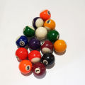 Bola kecil 38 mm Mini Pool Billiard Ball Set 16 pcs Bola Biliar mainan. 