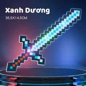 Đồ Chơi Kiếm Ánh Sáng Light Saber Phát Sáng - Kiếm Mine Pixel Cầm Tay Có Đèn LED Cho Bé