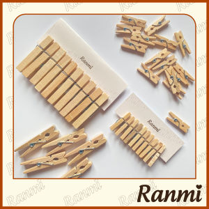 [SET10] Kẹp gỗ phụ kiện ảnh trơn màu gỗ