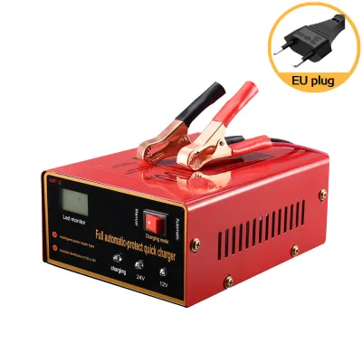 เครื่องชาร์จแบตเตอรี่อัจฉริยะ12/24V ที่ชาตแบตเตอรี การแปลงรับรู้โดยอัตโนมัติเหมาะสำหรับรถยนต์และรถจักรยานยนต์ทุกประเภท เครื่องชาตแบต12v24 ตู้ชาร์จแบต 12v24 ที่ชาตแบตเตอรี (จัดส่งจากประเทศไทย)