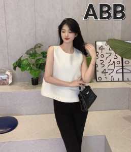 Tank Top Lengan Panjang Korea Motif Garis Free Size