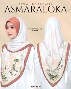 BAWAL INSTANT DE PREMIRA ASMARALOKA with crochet [Awning scuba/Bidang 55/korean chiffon] HijabsbyHanami