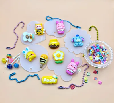 ชุดของเล่นถ้วยไอศกรีมชุดทำพวงกุญDIY ชุด JT DIY ตกแต่งเสริมจินตนาการ พร้อมส่งจากไทย B025