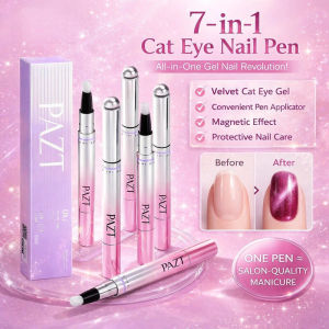 【3S Magnetic】Portable Cat Eye Nail Art Pen/Magnetic Nail Polish Tool/Quick Manicure Set/Salon & Home Use/Nail Design Accessories