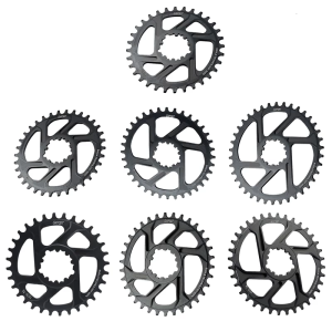 Chainring 3mm Offset Direct Mounted Mountain Bike Chainring 32/34/36/38T Narrow Wide Chainring for Bicycles Crankset