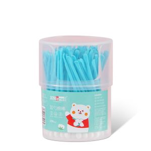 Cotton Bud 2in1 Korek Kuping Super lembut isi 100 pcs Pembersih telinga 2 sisi bagus unik warna lucu