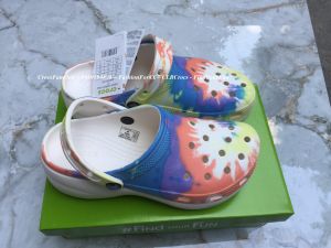 CrocsFanClub - Sục classic đế cao tiedye cho nam nữ Có 1 màu duy nhất - PB220