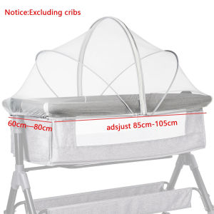 2025Universal Mosquito Net for Baby Crib Encrypted Mesh Netting For Baby Sleep Bed Removable Portable Ventilate Foldable Protectors