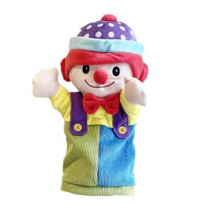 Interactive Learning Clown Hand Puppet With Colorful Design Encourages RolePlay Activity And Vocabulary Building