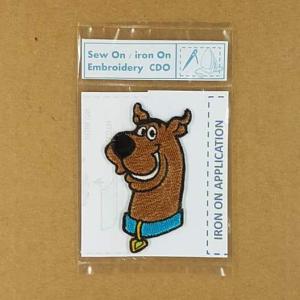 Scooby iron on embroidery patch