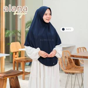 Azmeela Alana Bergo Pad Harian Desain Penutup Dagu