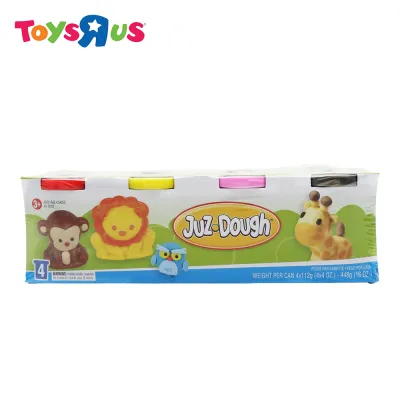 Juz Dough 4 Pack Jungle Animals