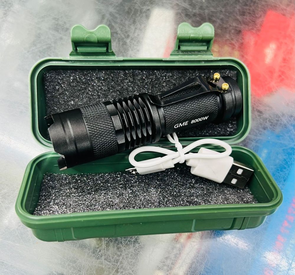High Power Rechargeable Waterproof Zoomable LED Torch Light XPE+COB USB Charge Flashlight_voghion.com